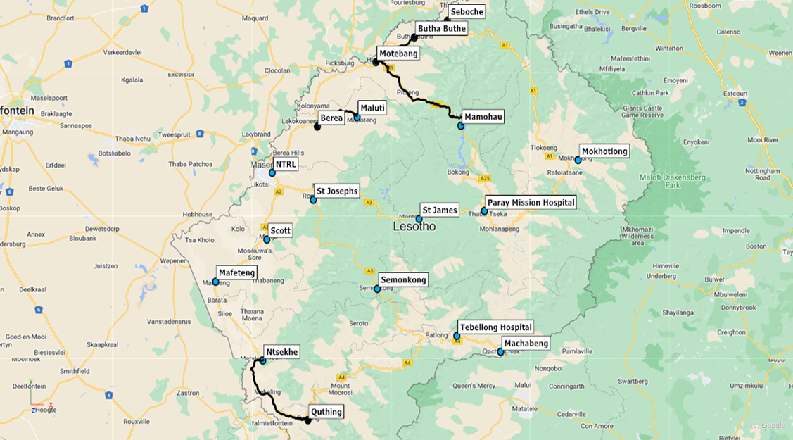 Tier 2 Baseline – Intra-hub transport for VL testing