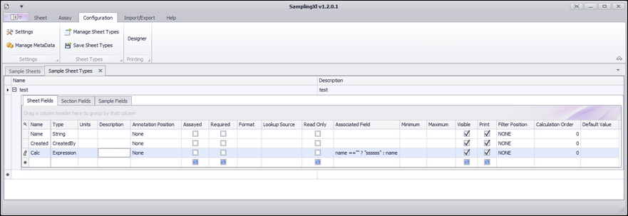 Specifying Fields