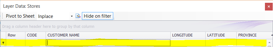 Filtering layer data grid - 4